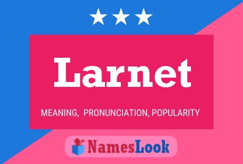 ملصق اسم Larnet