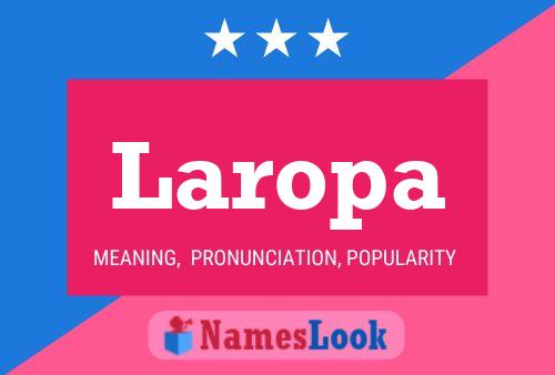 ملصق اسم Laropa