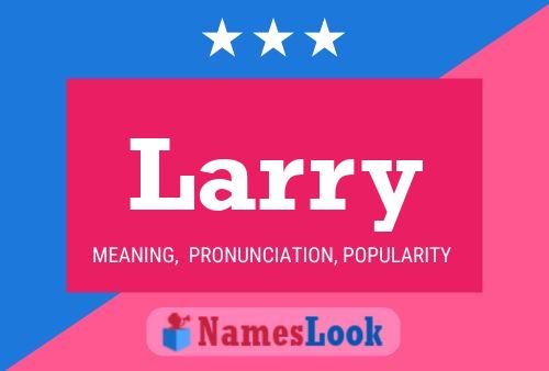 ملصق اسم Larry