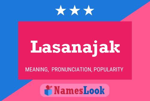 ملصق اسم Lasanajak