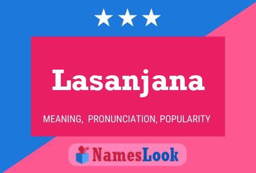 ملصق اسم Lasanjana