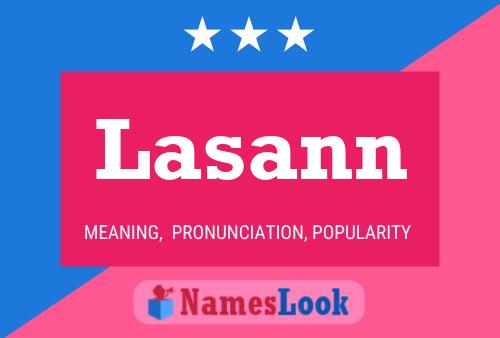 ملصق اسم Lasann