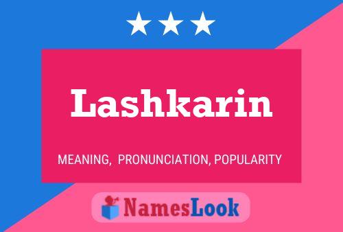 ملصق اسم Lashkarin