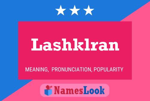 ملصق اسم Lashklran