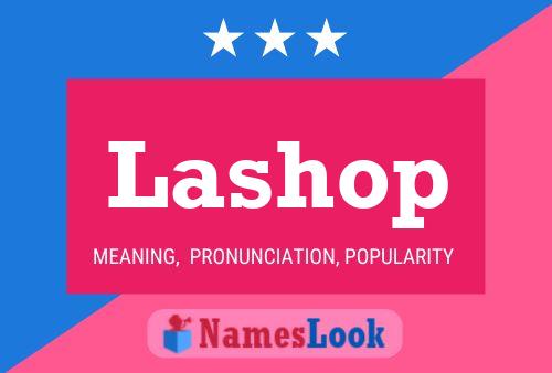 ملصق اسم Lashop