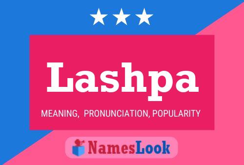 ملصق اسم Lashpa