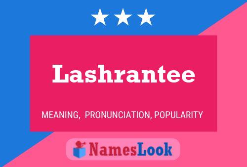 ملصق اسم Lashrantee