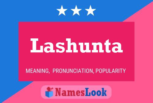 ملصق اسم Lashunta