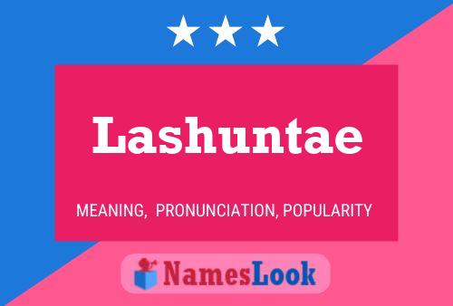 ملصق اسم Lashuntae