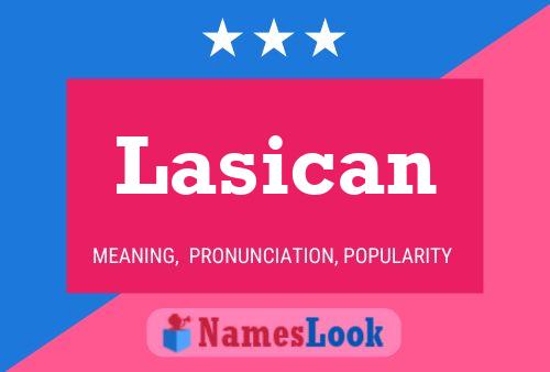 ملصق اسم Lasican