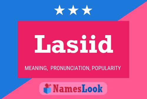 ملصق اسم Lasiid