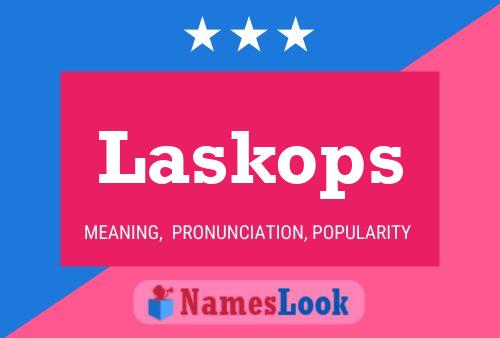 ملصق اسم Laskops