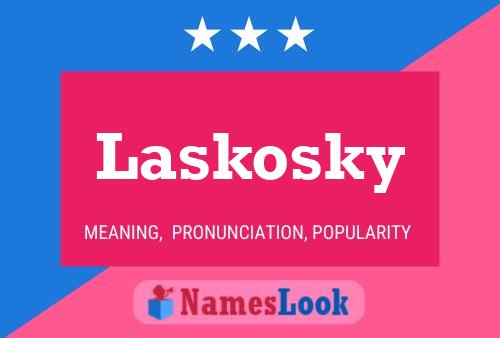 ملصق اسم Laskosky