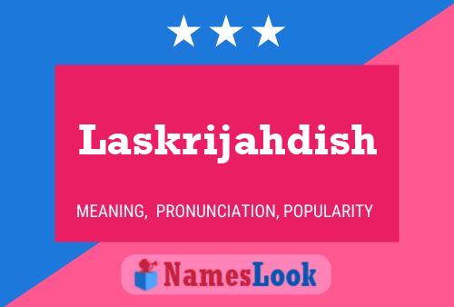 ملصق اسم Laskrijahdish