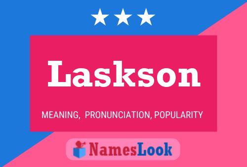 ملصق اسم Laskson