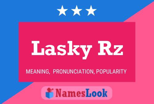 ملصق اسم Lasky Rz