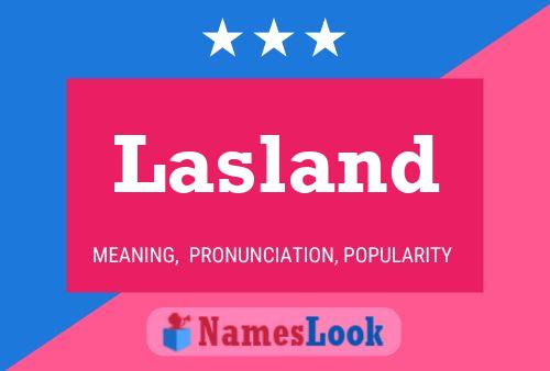 ملصق اسم Lasland