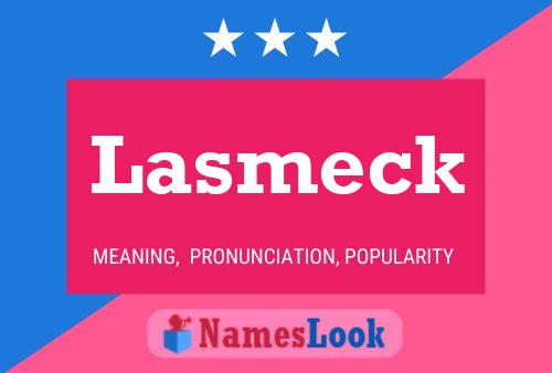 ملصق اسم Lasmeck