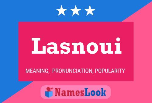 ملصق اسم Lasnoui