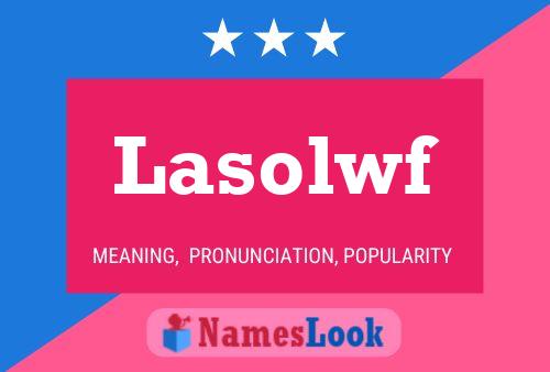 ملصق اسم Lasolwf