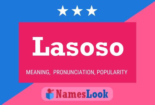 ملصق اسم Lasoso