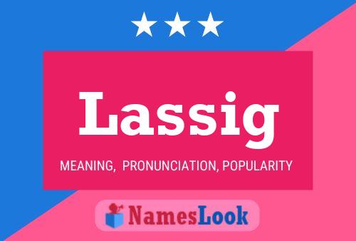 ملصق اسم Lassig