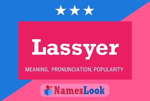 ملصق اسم Lassyer