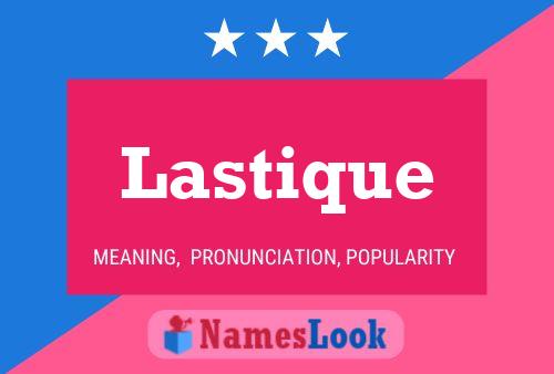 ملصق اسم Lastique