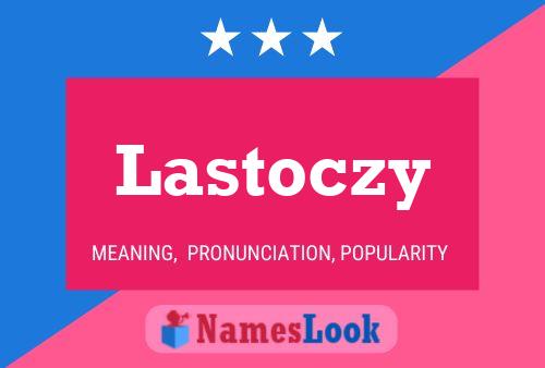 ملصق اسم Lastoczy