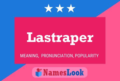 ملصق اسم Lastraper