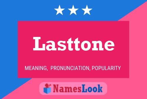 ملصق اسم Lasttone