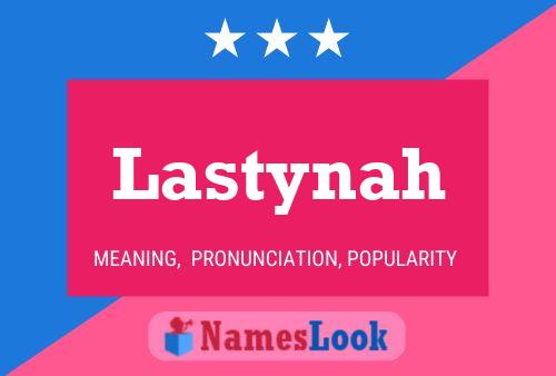 ملصق اسم Lastynah