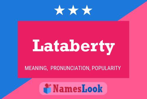 ملصق اسم Lataberty