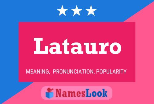 ملصق اسم Latauro