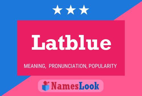 ملصق اسم Latblue