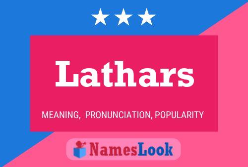 ملصق اسم Lathars