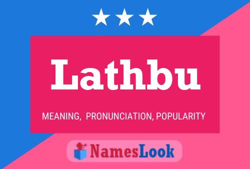 ملصق اسم Lathbu