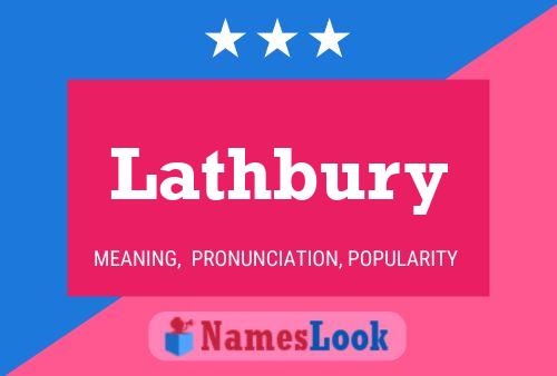 ملصق اسم Lathbury