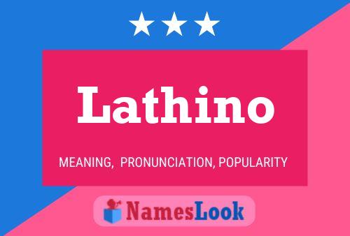 ملصق اسم Lathino