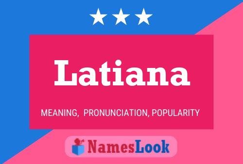 ملصق اسم Latiana