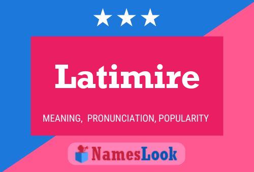 ملصق اسم Latimire