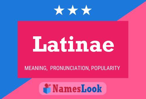 ملصق اسم Latinae