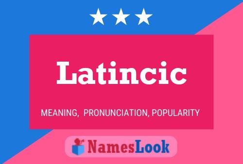 ملصق اسم Latincic