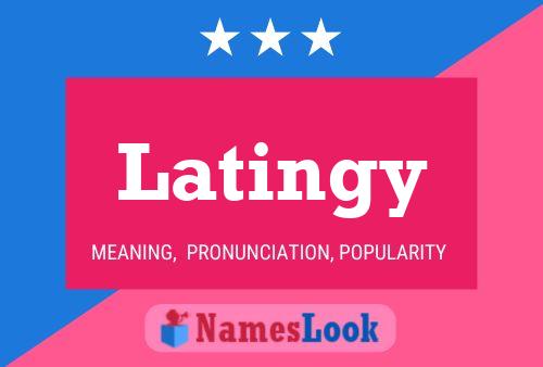 ملصق اسم Latingy