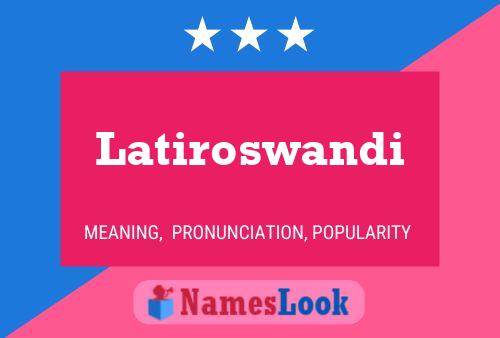 ملصق اسم Latiroswandi