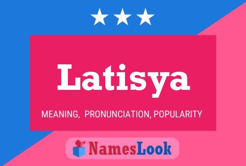 ملصق اسم Latisya