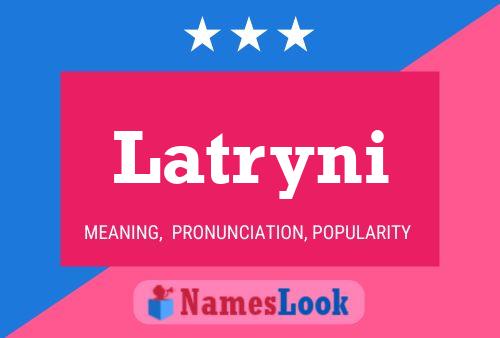 ملصق اسم Latryni