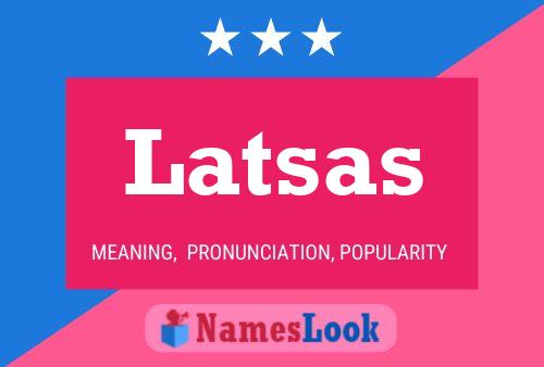 ملصق اسم Latsas