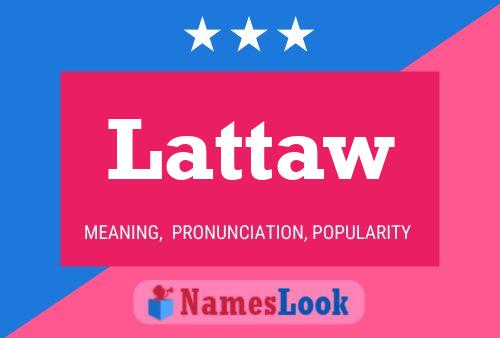 ملصق اسم Lattaw