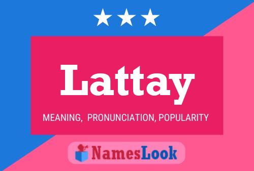 ملصق اسم Lattay